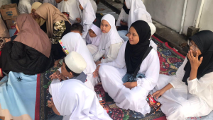peringatan isra mi'raj santri wisatahati